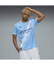 Men's 2025-26 Manchester City FC Home Replica Short Sleeve Jersey MCFC Home Jersey Replica